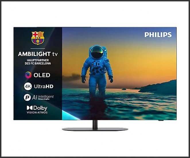 PHILIPS 42OLED810 OLED Ambilight TV (Flat, 42 Zoll / 106 cm, UHD 4K, SMART TV, Ambilight)