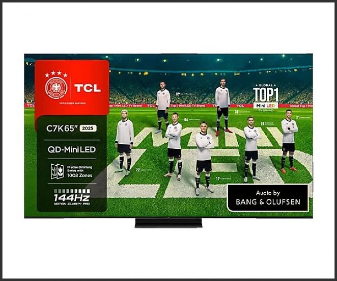 TCL 65C7K QD-Mini-LED Google TV (Flat, 65 Zoll / 164 cm, HDR 4K, SMART TV)