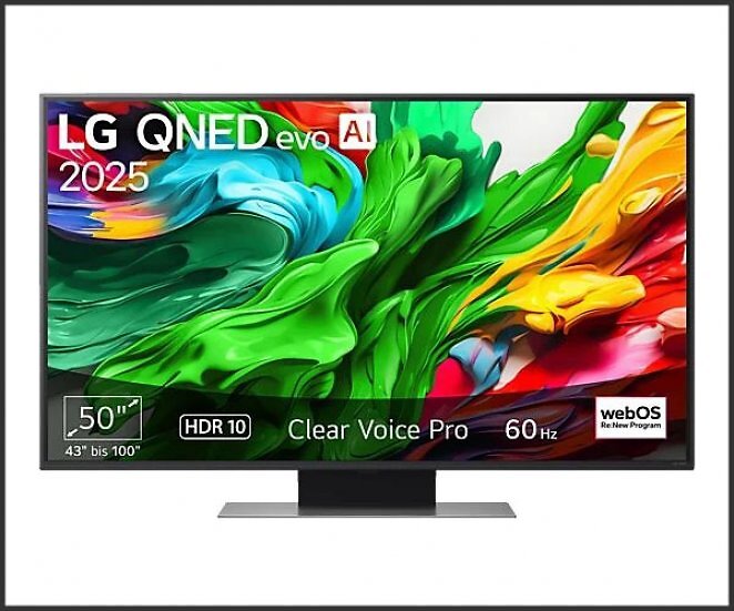 LG 50QNED86A6C QNED evo TV (Flat, 50 Zoll / 127 cm, UHD 4K, SMART TV)