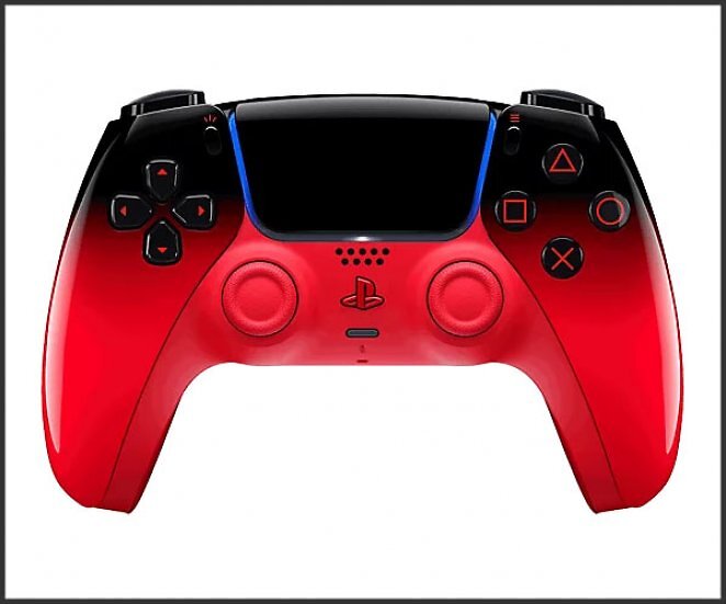 SONY PlayStation 5 DualSense Wireless-Controller Techno Red (Kompatibel mit PC, Mac, Mobile Geräte, HYPERPOP Collection)