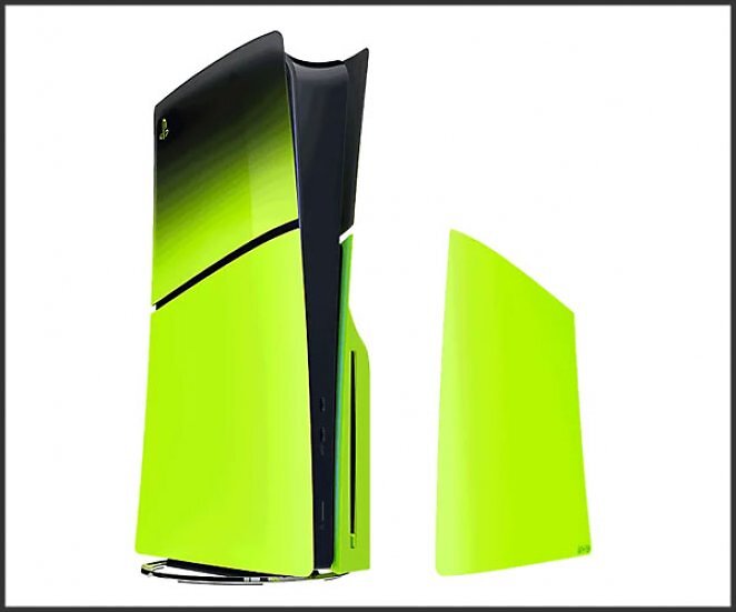 PlayStation®5 Konsolen-Cover (Modellgruppe - Slim) - Remix Green