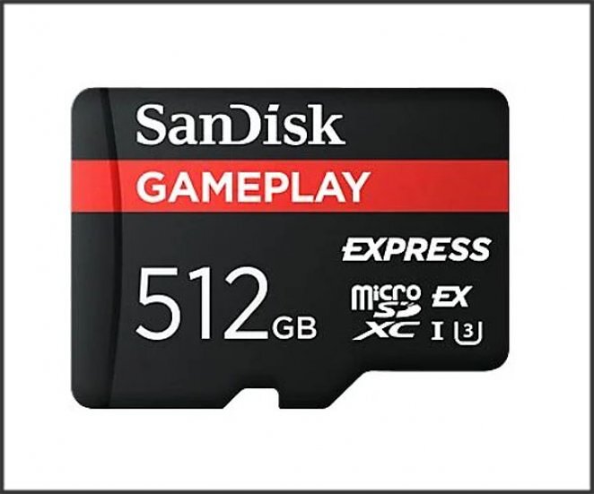 SANDISK GamePlay microSD™ Express-Karte Works with Nintendo Switch™ 2 512 GB, Speicherkarte, Schwarz