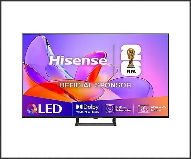 HISENSE 55A7Q QLED TV (Flat, 55 Zoll / 139 cm, UHD 4K, SMART TV)