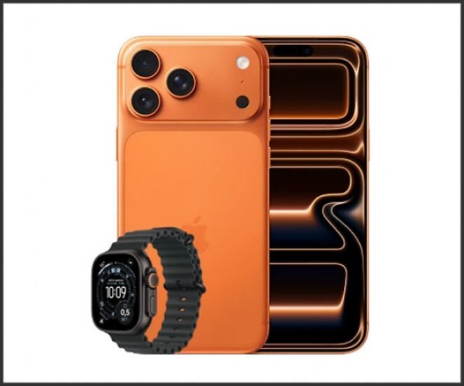 Apple iPhone 17 Pro Max mit Watch Ultra 3 mit Vertrag O2 Mobile L mit 100 GB+