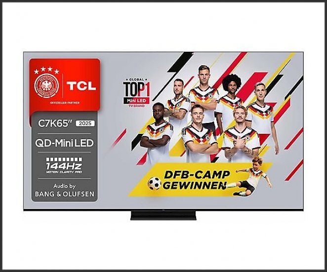 TCL 65C7K QD-Mini-LED Google TV (Flat, 65 Zoll / 164 cm, HDR 4K, SMART TV)