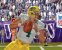 Trotz der Vorgänger-Grafik sind die Spieler immer noch sehr detailliert, hier etwa Star-Quarterback Brett Favre von den Green Bay Packers. 
