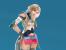 <strong>Ashe</strong> aus Final Fantasy XII - Das, was sie trägt, nämlich zwei recht freizügig beschnittene Lappen, die durch einen Gürtel zusammengehalten werden, lässt sich auch nur mit zwei zugedrückten Augen als Rock bezeichnen.