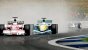 Maschinell: Die Markennamen auf den F1-Boliden erzeugen ein authentisches Flair. 