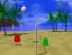 Platz 7: Mit den Wackelpudding-Verschnitten in Blobby Volley tretet ihr gegen andere Sportskanonen an. Das Downloadspiel ist sehr beliebt und die quietschbunten Glibbermännchen sorgen für optische Abwechslung zu anderen Sportspielen.