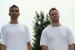 Im Fußball-Dress: Engin Aydin (links) und Andreas Szedlak