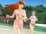 Kasumi (links) und Ayane am Strand