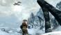 Während auch in diesem <strong>Skyrim</strong>-Bild die Texturen der Ruinen im Hintergrund nicht gerade Top-Niveau haben, kann der Detailreichtum der Spielfigur überzeugen. Denn hier ...