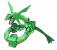 <strong>Rayquaza</strong> steigt nur dann vom Himmel herab, wenn die beiden legendären Pokémon Groudon und Kyogre zu kämpfen beginnen - das besagt zumindest der Pokédex-Eintrag zur grünen Schlange. Mit nahezu unschlagbaren Statuswerten ist das Pokémon vom Typ Drache und Flug definitiv einen Fang wert.