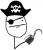 Pirate Poker Face.