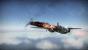 Dieser brennende B-25-J-20-Bomber ist wohl dem Untergang geweiht.