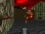<strong>Furcht</strong>: Nur die Mutigsten kommen dem Cyberdemon derart nahe ... und müssen meist mit ihrem Leben zahlen. PC-Screenshot, aufgezeichnet via ZDoom Frontend
