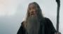 Gandalf der Zauberer hält die Zügel lose in der Hand.