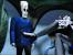 Manny Calavera aus Grim Fandango befindet sich nicht nur in einer Totenwelt, er sieht auch ziemlich knochig aus. Das Skelett arbeitet als Reiseberater für verstorbene Seelen in der Todesabteilung.