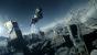 Das Freelancer-Raumschiff startet von der Levski-Station ins All.