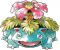 <strong>Bisaflor: </strong>
Die finale Evolutionsstufe des Starterpokémons Bisasam.