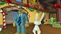 Sam und Max freuen sich in der zweiten Staffel über einen Besuch beim gewalttätig gewordenen Weihnachtsmann.
