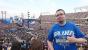 Erfüllter Kindheitstraum: Einmal Wrestlemania live erleben. Die Müdigkeit sieht man Chris dennoch an.