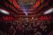 Vor allem bei den wichtigen Keynotes füllte sich der zentrale Saal der Harpa-Konzerthalle schnell. An den Emporen zu sehen: Die Banner der einzelnen Eve-Allianzen.