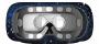 Über elf Elektroden am Schaumstoff-Aufsatz der Brille (hier eine Gear VR) erkennt FaceSense von C-Lab Gesichtsausdrücke und spiegelt sie in Echtzeit auf virtuelle Avatare.