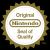 Der „Seal of Quality“ wurde im Design von Nintendo über die Jahre etwas verändert. Er belegte, dass das Unternehmen das Spiel auf seine Qualität und Funktionalität überprüft hat.