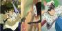 l.: "Prinzessin Mononoke" (1997); m.: "Chihiros Reise ins Zauberland" (2001); r.: "Wie der Wind sich hebt" (2013)