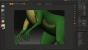In dem Spezialprogramm ZBrush lassen sich auf einem 3D-Modell die gewünschten Texturen regelrecht aufmalen. Da hält selbst Maya nicht mit.