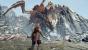 Einer der wenigen imposanten Bosskämpfe in God of War für die PS4: Ein Drache hat es sich auf dem Berg gemütlich gemacht und muss abgemurkst werden.