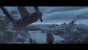 Hier ist zu sehen, dass offenbar mehrere Parteien ein Interesse an der Beute im Spacezug haben. Während im Vordergrund ein größeres Schiff versucht einen Wagon anzuheben, ziehen auf der rechten Seite mehrere Swoop-Bikes die Beute in eine entgegengesetzt Richtung.