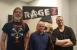 Von links nach rechts: Magnus Nedfors (Game Director Avalanche Studios), Tim Willits (Studio Director id Software) und PC Games-Redakteur Felix Schütz.