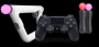Neben dem "normalen" Playstation-4-Controller könnt ihr PSVR-Spiele mit den Move-Controllern und dem "PS VR-Ziel-Controller" bedienen. Vor allem bei Shootern wie Farpoint solltet ihr auf Letztgenannte nicht verzichten. Es macht einen Großteil des Spielspaßes aus, ingame dann eine "richtige" Waffe in der Hand zu halten."