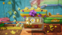 Yoshi's Crafted World: Welt 4 - Level 1: Blumenwippwiese: Blume Nummer 7 befindet sich in einem Glas unter der Plattform.