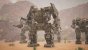 Mechwarrior 5: Mercenaries - Eine Lanze schwerer und mittelschwerer Mechs vor einem Auftrag.