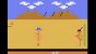 Custer's Revenge war 1982 ein Skandal. Kritiker urteilten, dass das Spiel die Vergewaltigung einer Indianerin zeige und die Tat mit den Packungstexten verharmlost würde. (Atari 2600)