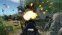 Immer noch klasse: Türme und kleine Hütten könnt ihr mit Explosionen sprengen, mit Fausthieben zerlegen oder mit einem Fahrzeug einreißen.&nbsp;(PS4 Pro)