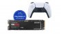 <strong>PS5-Wochen bei Amazon: </strong>Sowohl die pfeilschnelle Samsung 980 Pro SSD als auch den Sony Dualsense Wireless Controller gibt es günstiger.