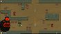 Ein typischer Bosskampf: Um das schwarze Pixelmonster auszuschalten, schießen wir mit dem Panzer aus dem Ballerspiel Combat auf TNT-Fässer, damit diese im richtigen Moment explodieren.&nbsp;