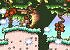 Vorsicht vor den Sporen! Berührt Yoshi sie, verändert sich seine Wahrnehmung und damit auch kurzzeitig die Dynamik des Levels.
