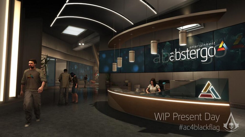 Die Büroräume von Abstergo Industries