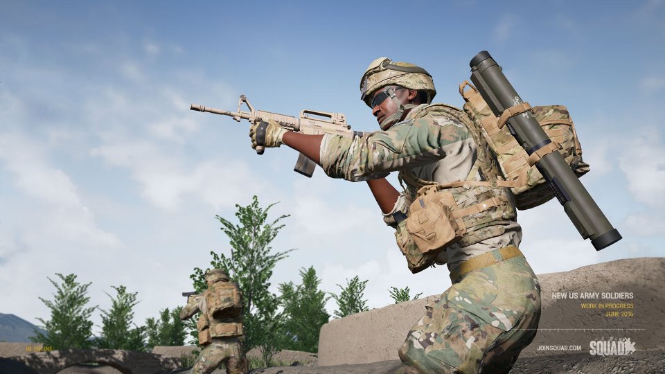 Zu den sieben spielbaren Fraktionen von Squad gehört unter anderem auch die US Army.