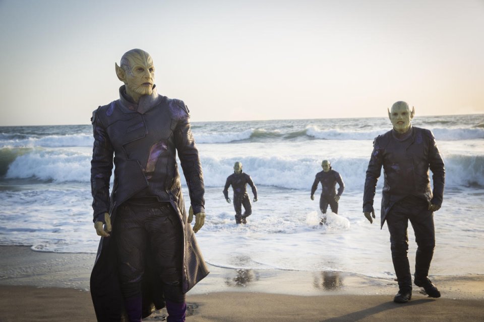 <strong>Versteckt im MCU: </strong>Die 'Shapeshifters' der Marvel-Welt schleichen sich unter die Menschen und werden in 'Secret Invasion' und möglicherweise auch 'The Marvels' eine gravierende Rolle spielen - ebenso ihre Rivalen, die Alienrasse der Kree, zu denen auch Ronan gehörte.