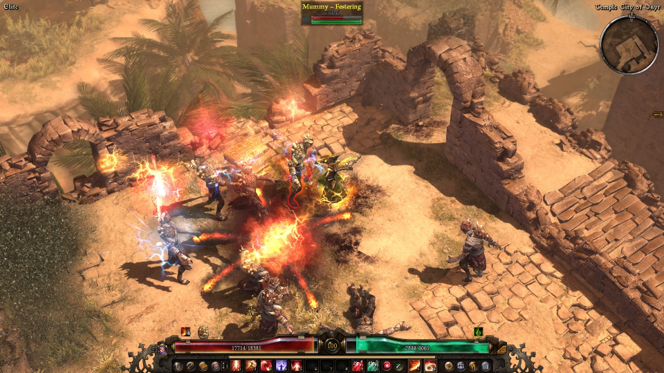 Screenshot aus der zweiten Erweiterung von Grim Dawn: Fallen Gods