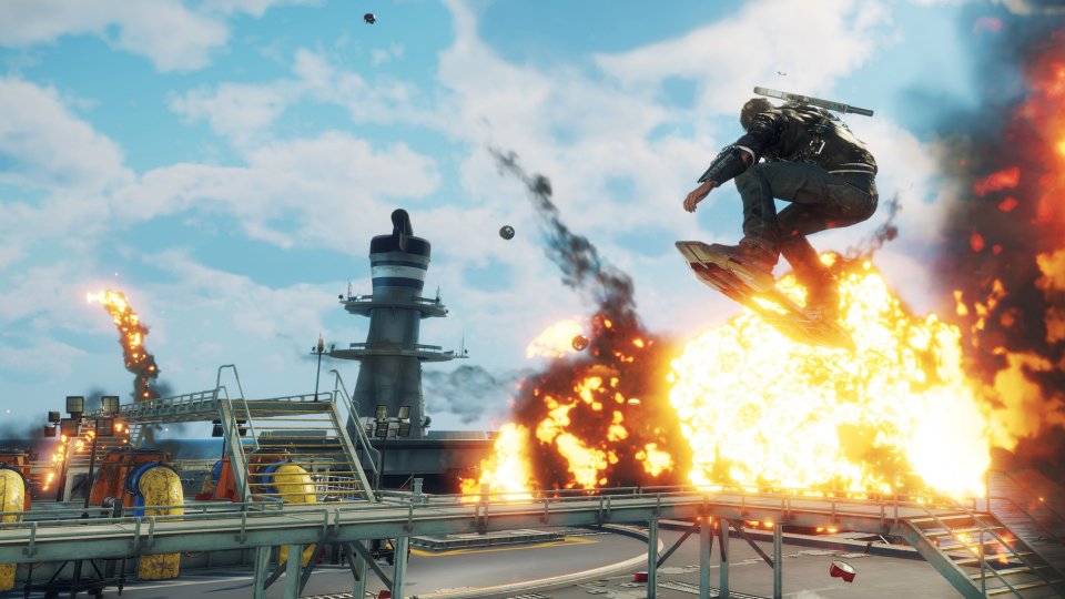 In Just Cause 4 stehen euch jede Menge Waffen, Gimmicks und Fahrzeuge zur Verfügung, mit denen ihr Schabernack treiben dürft.