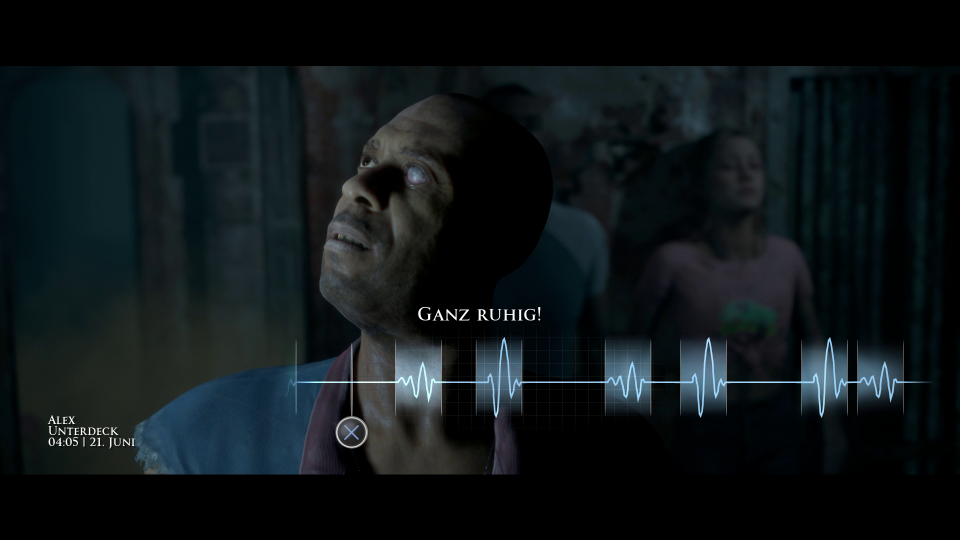 Anders als in Until Dawn haltet ihr nicht mehr den Controller still, sondern drückt einen Herzschlag nach.