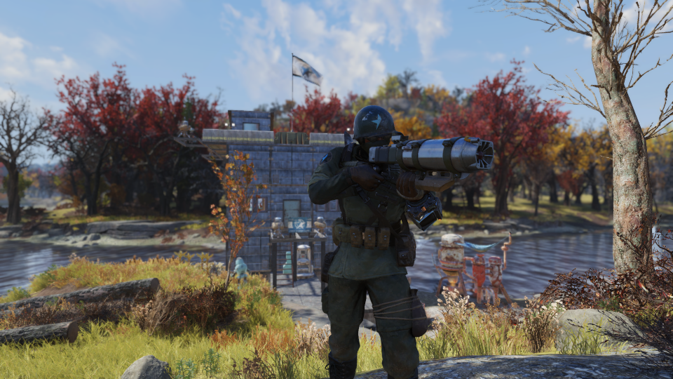 Als neuer Spieler wird man in Fallout 76 selten Hunger leiden. Im Notfall kann man sich auf die offenen Türen und soliden Verteidigungsanlagen fremder Spielercamps verlassen. <br> &nbsp;