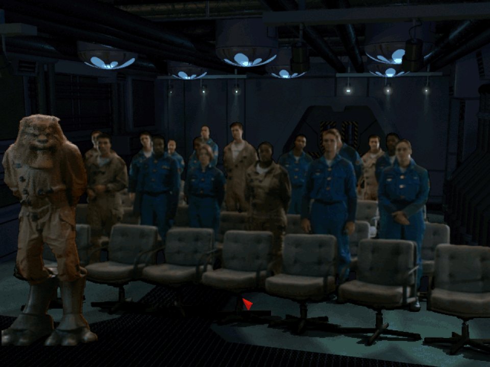 Machen wir uns nichts vor: Wenn wir uns einen Wingman aussuchen müssten, dann würden wir natürlich einen Kilrathi wählen (Szene aus Wing Commander 3: Heart of the Tiger). <br> &nbsp;